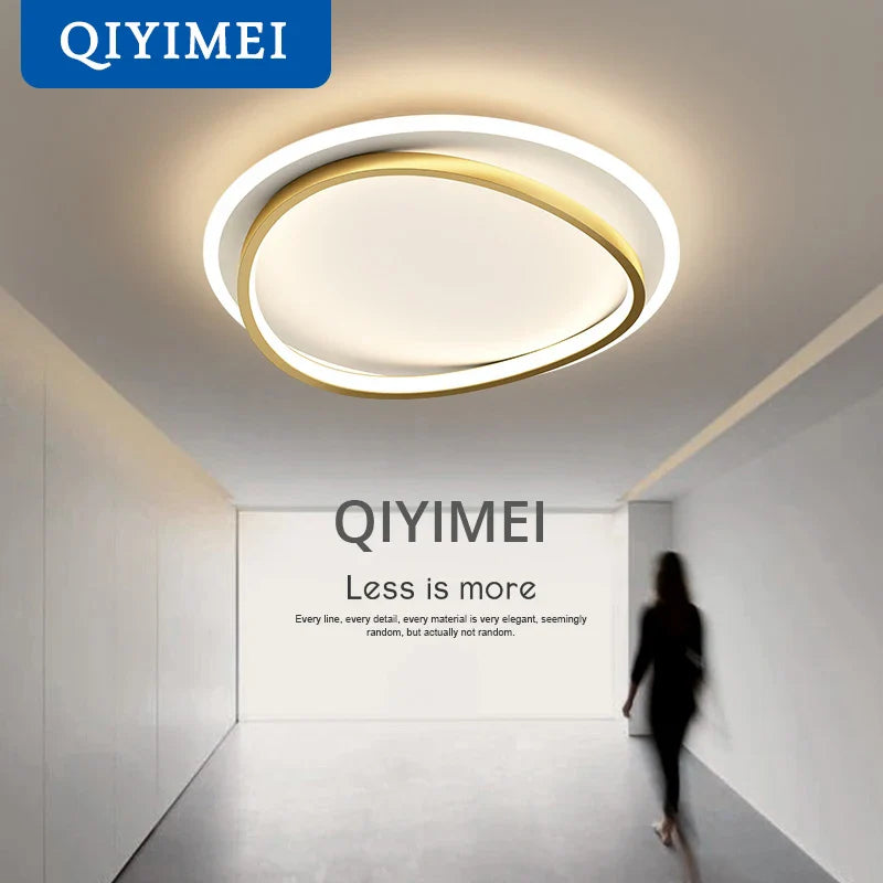 modern acrylic aluminum chandelier with LED remote control