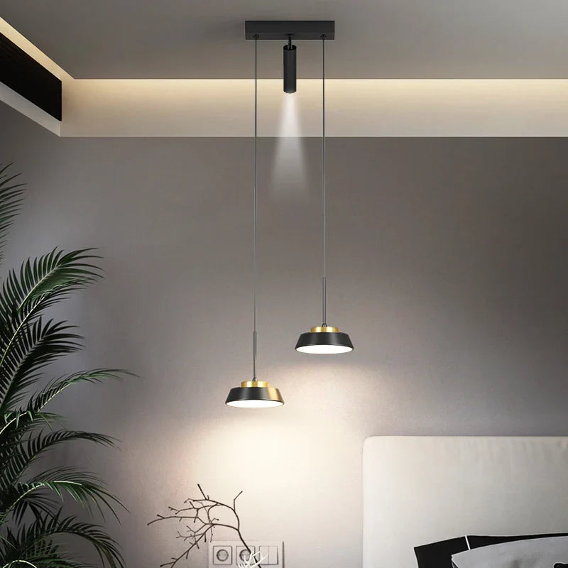 suspension de chevet luxe minimaliste petit lustre moderne