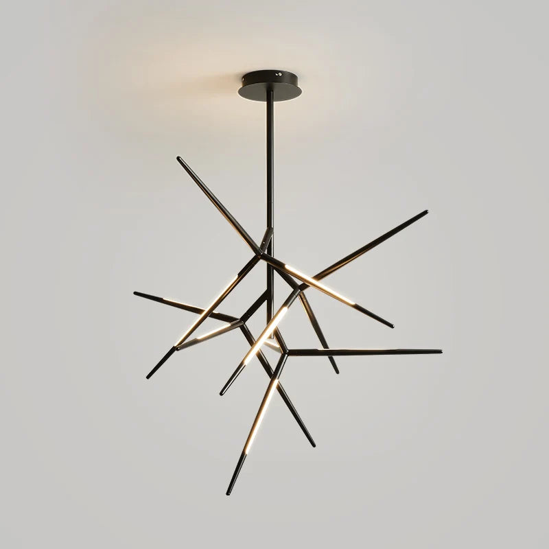 creative postmodern minimalist personality designer molecule chandelier