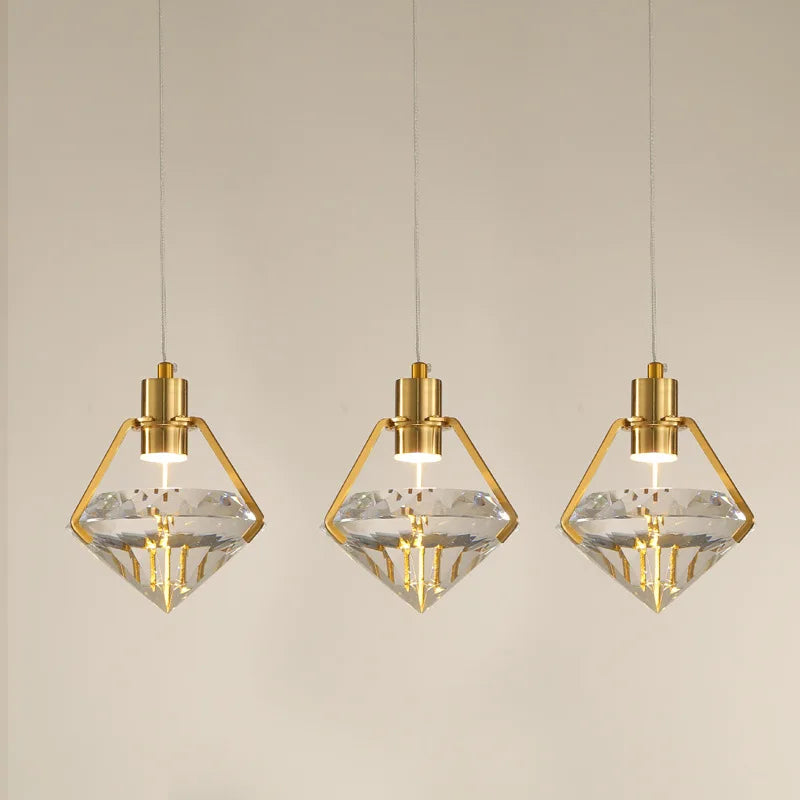 Post-modern crystal LED chandelier for creative decoration