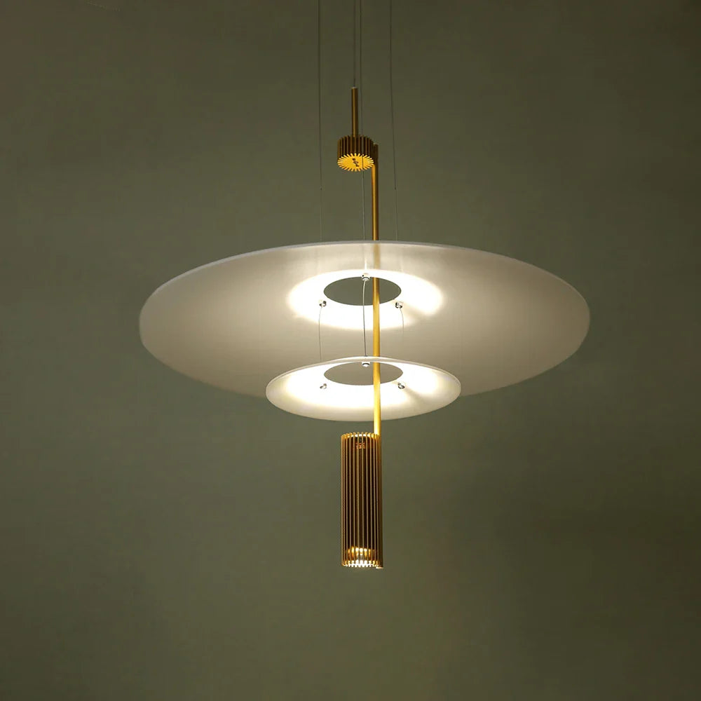 Modern pink flamingo LED chandelier for loft decoration