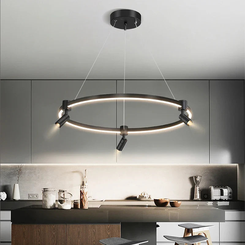 Creative multi-angle postmodern chandelier for boutique hotel