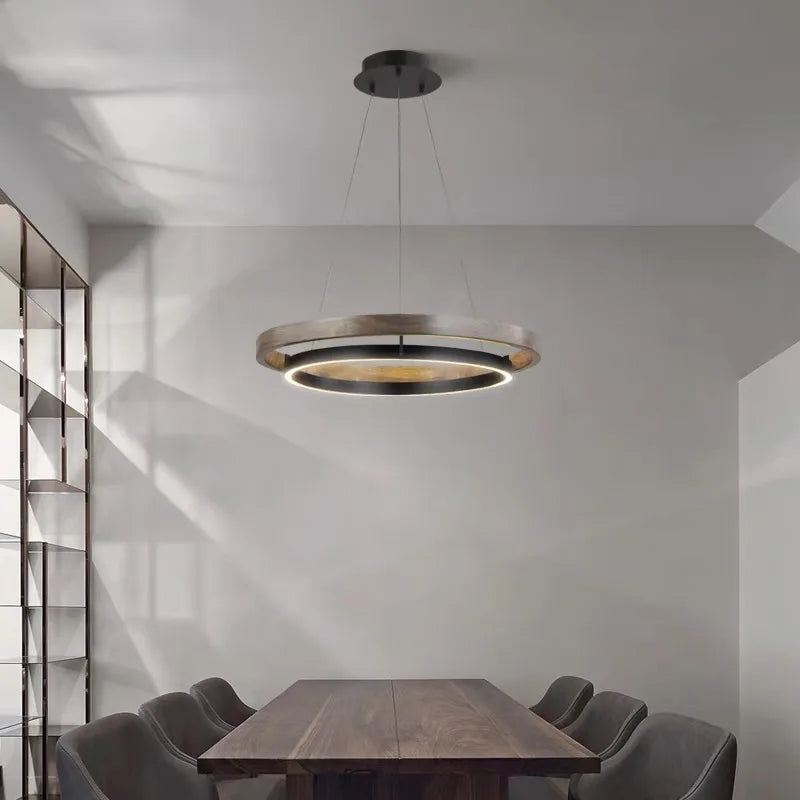 Modern Nordic style luxury minimalist LED chandelier