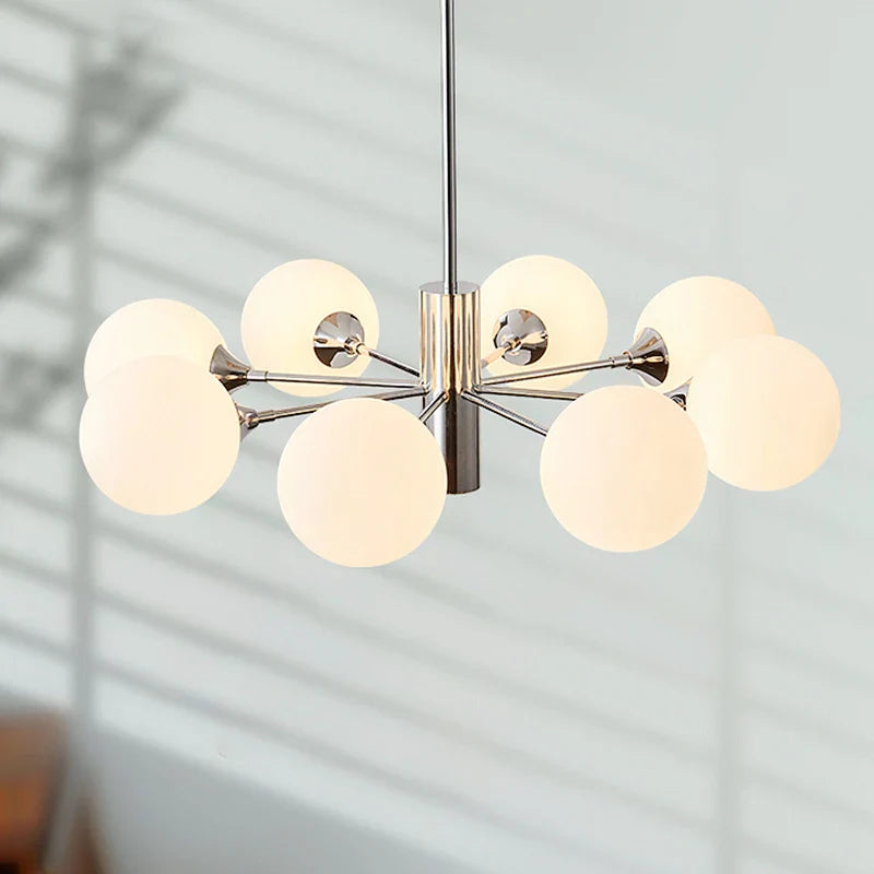 Modern Nordic Design Chandelier Magic Bean Shape Luxury Indoor Lighting