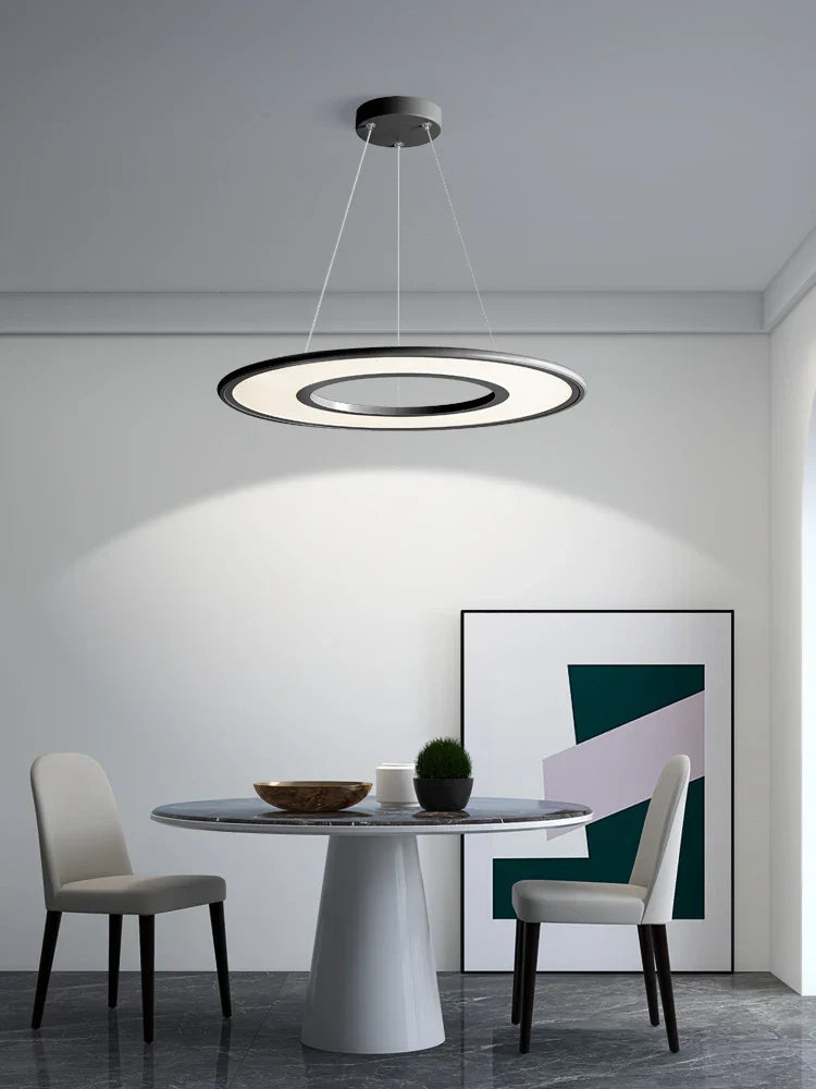 modern simple Nordic minimalist creative LED chandelier