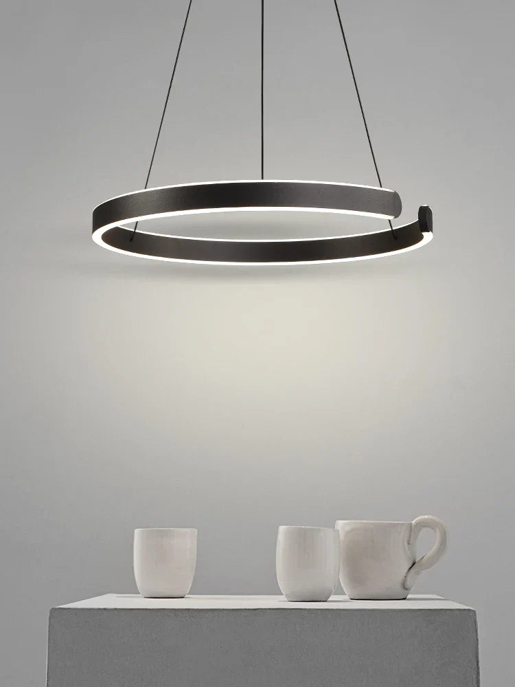 Nordic minimalist modern ring luxury chandelier