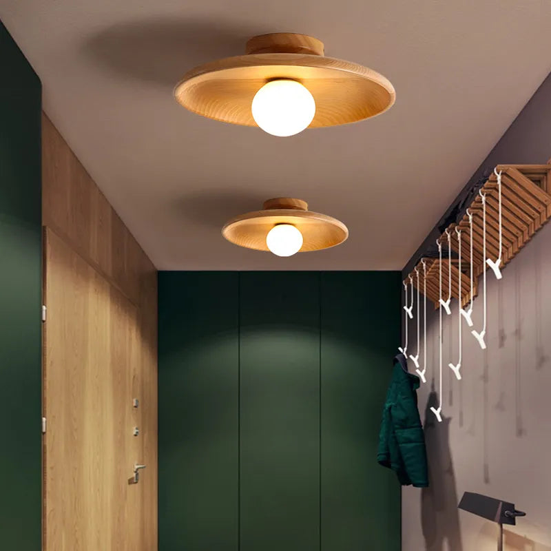 Suspension scandinave bois design plafond