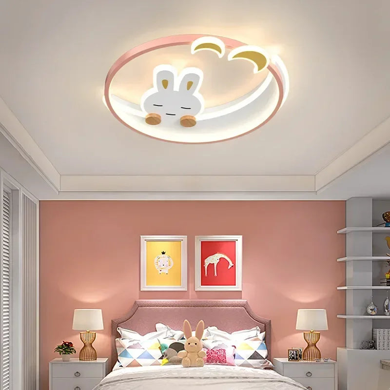 Baby chandelier in pink or green