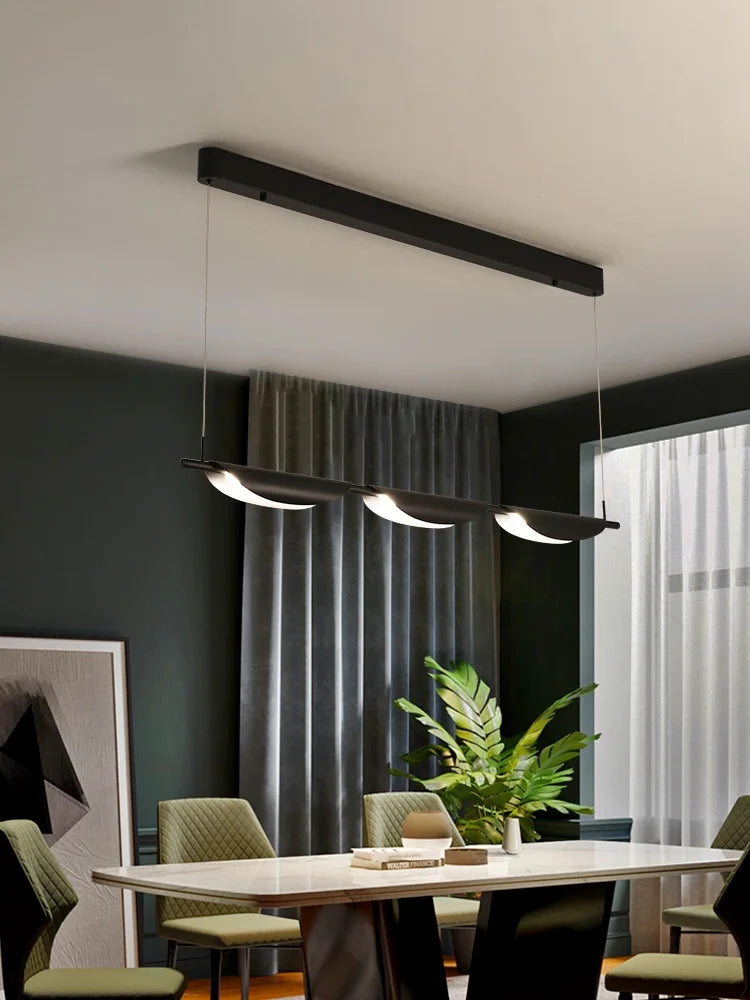 Sophisticated minimalist modern pendant chandelier