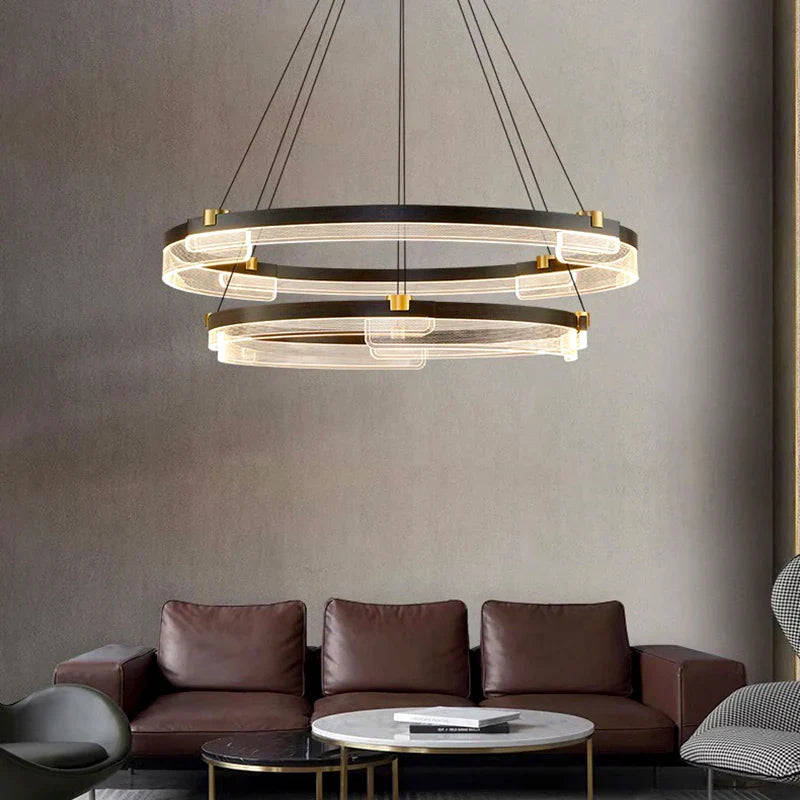 Modern LED pendant light for interior lighting