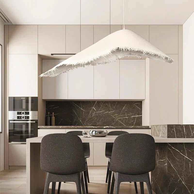 Nordic Wabi Sabi LED Chandelier for Retro Home Decor