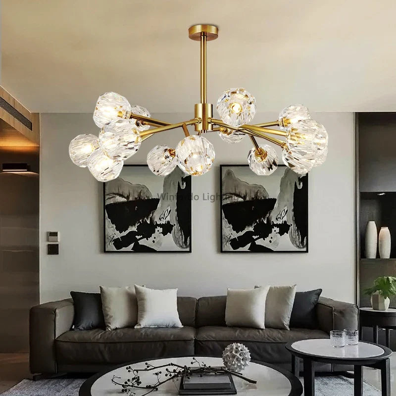 Luxury Chandelier Crystal Postmodern Lighting Winfordo WF-XD011
