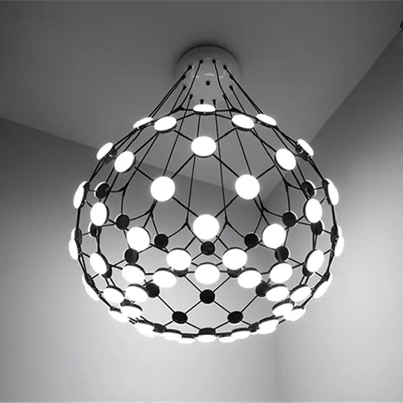 Lustre design Postmoderne Créatif Noir Et Blanc Pièces D'échecs