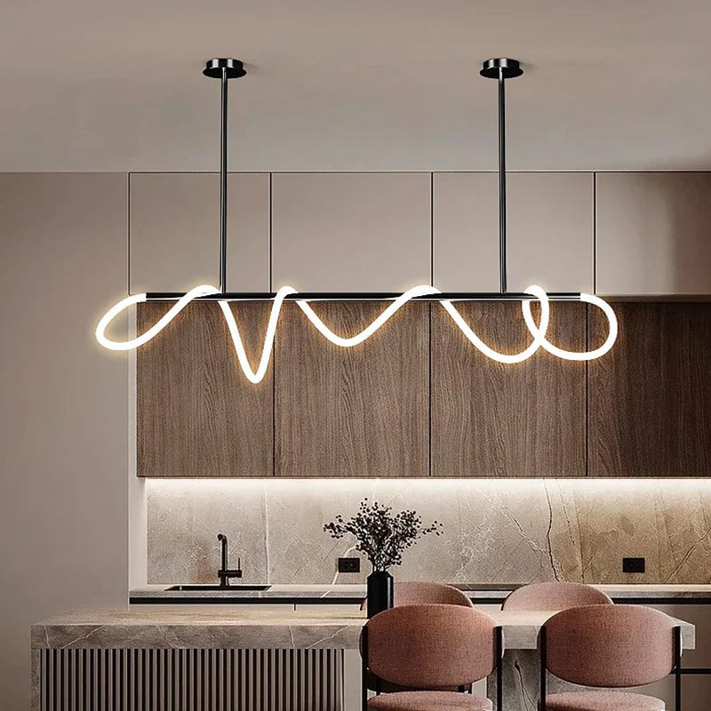 Art moderne décor à la maison led lumières lampes suspendues pour salon lustres pour salle à manger suspension éclairage intérieur