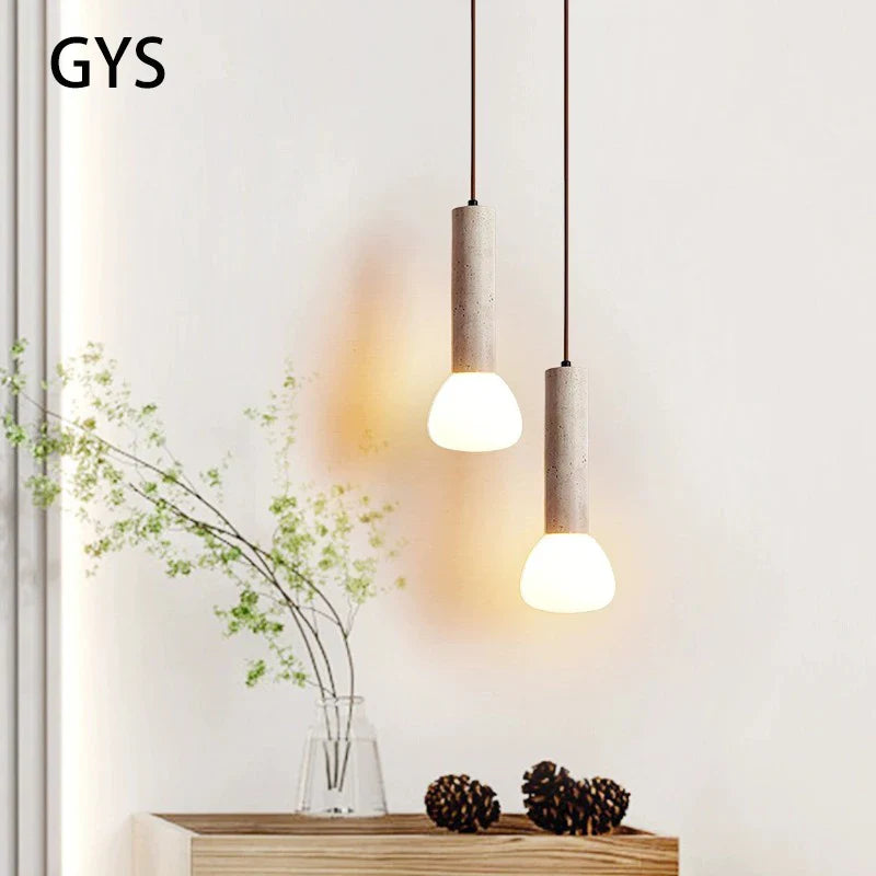 Nordic-style LED chandelier, small, long line