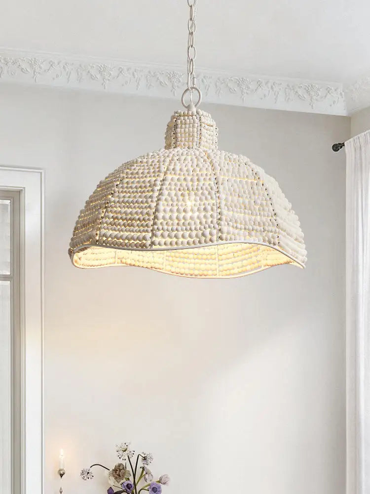 Lustre à LED bois vintage rustique