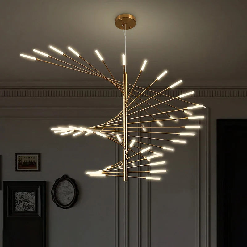 lustre led moderne design minimaliste pour décoration intérieure
