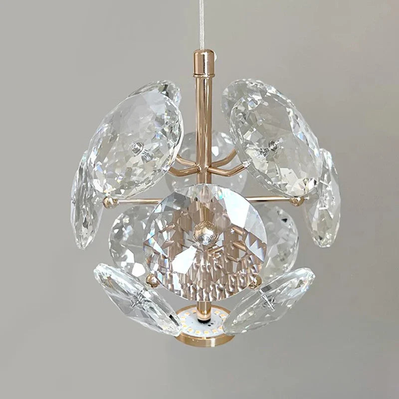 Lumière moderne luxe lustres en cristal chambre lampes de chevet nordique minimaliste décor à la maison bureau allée lustre éclairage intérieur