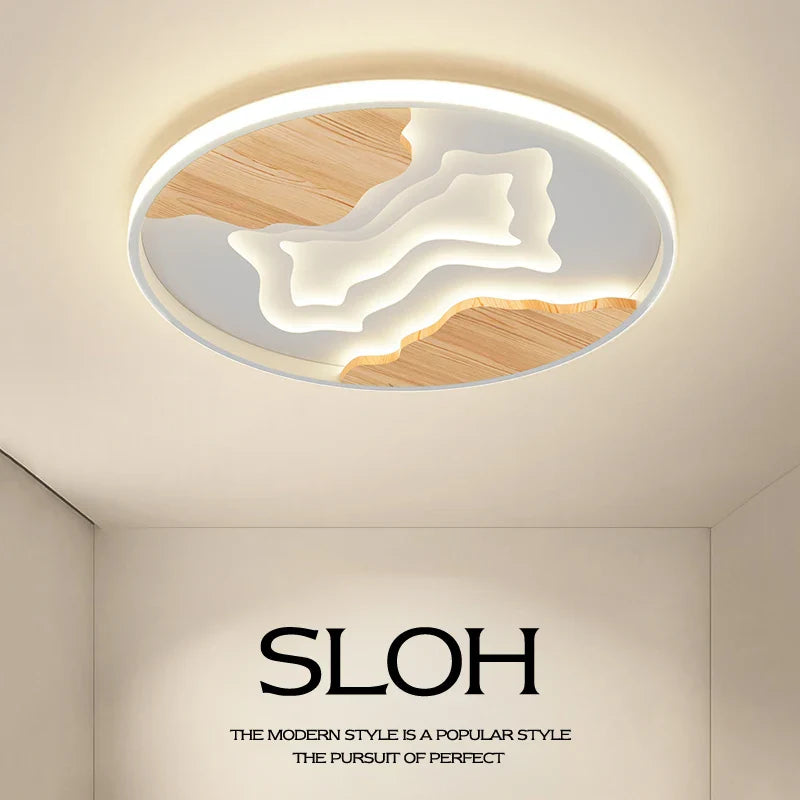 Élégant lustre minimaliste nordique lumineux