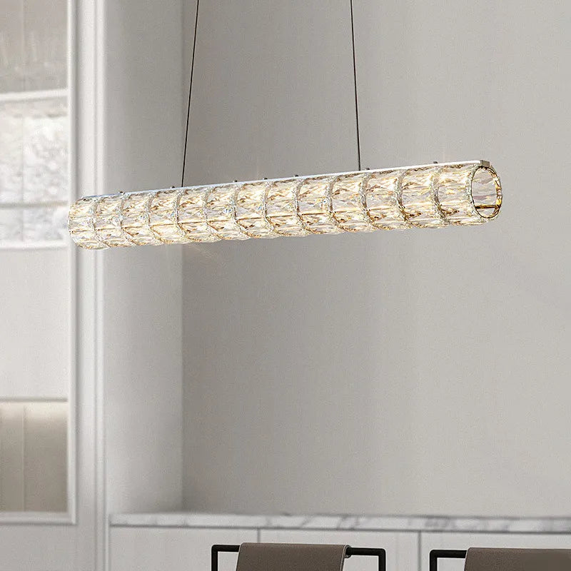 Modern K9 Crystal LED Chandelier Home Decor Art