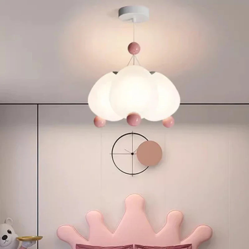 lustre moderne mignon pour chambre de petite fille décor enfant