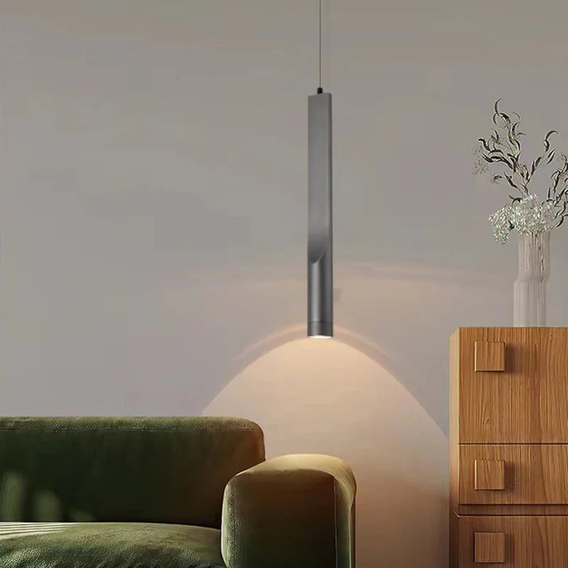 Minimalist modern aluminum chandelier