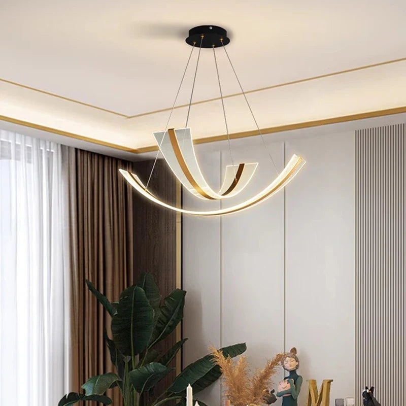 Modern decorative LED chandelier for indoor lighting