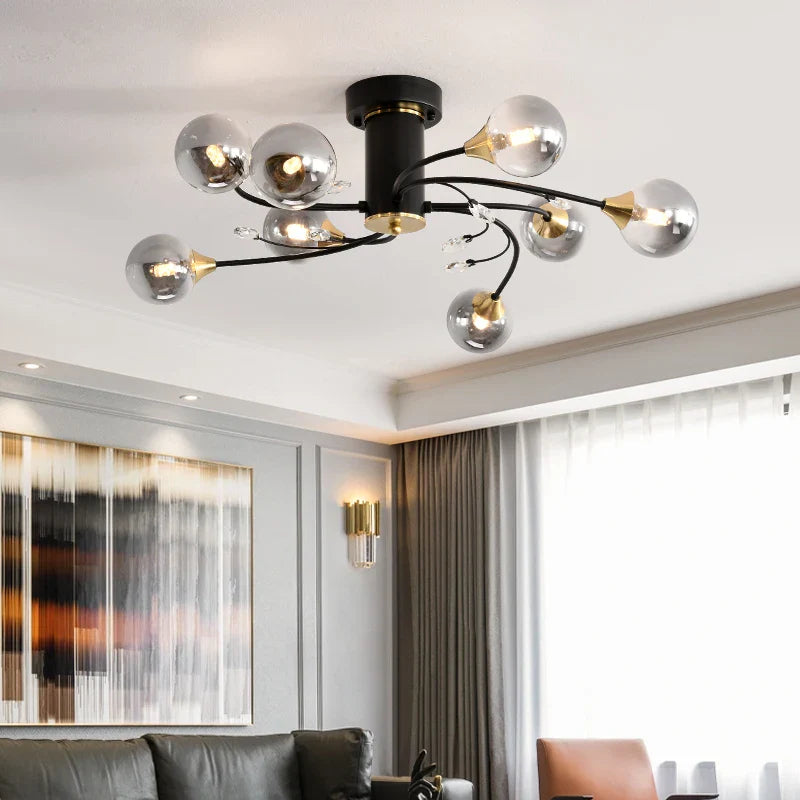 Modern LED chandelier for villa office cafe bar new home
