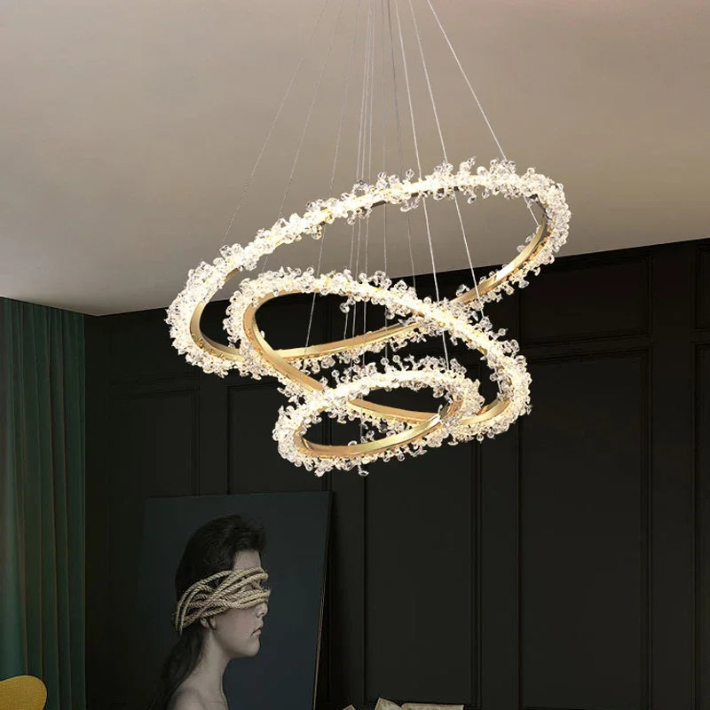 Nordic Luxury Crystal Chandelier for Modern Decor