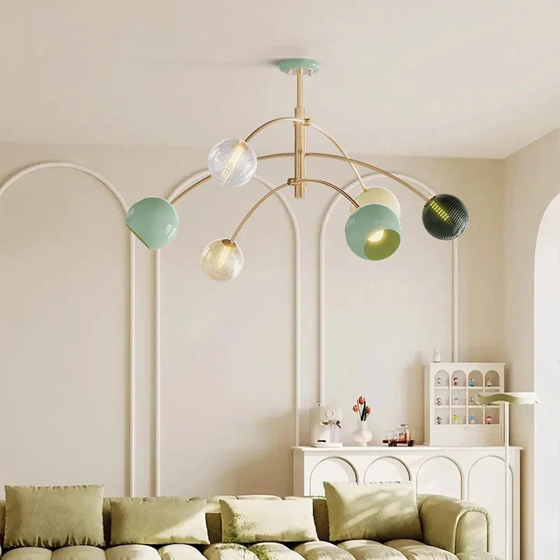 Modern LED luxury chandelier for interior lighting