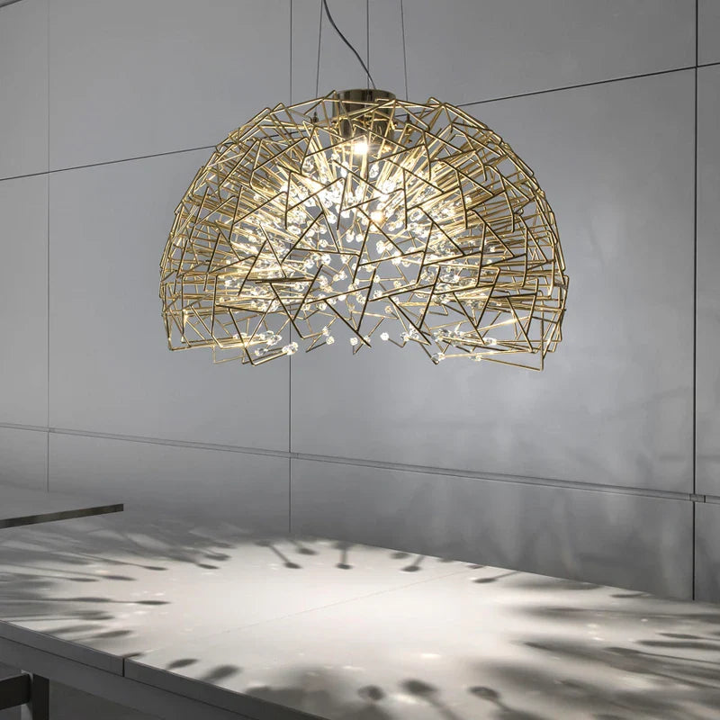 post-modern spherical chandelier small plaque for store