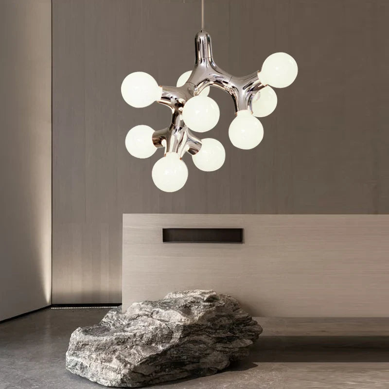 Nordic Italian Molecular Design Chandelier 2023 Villa