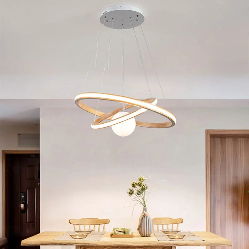 Modern Hanging Ring Chandelier