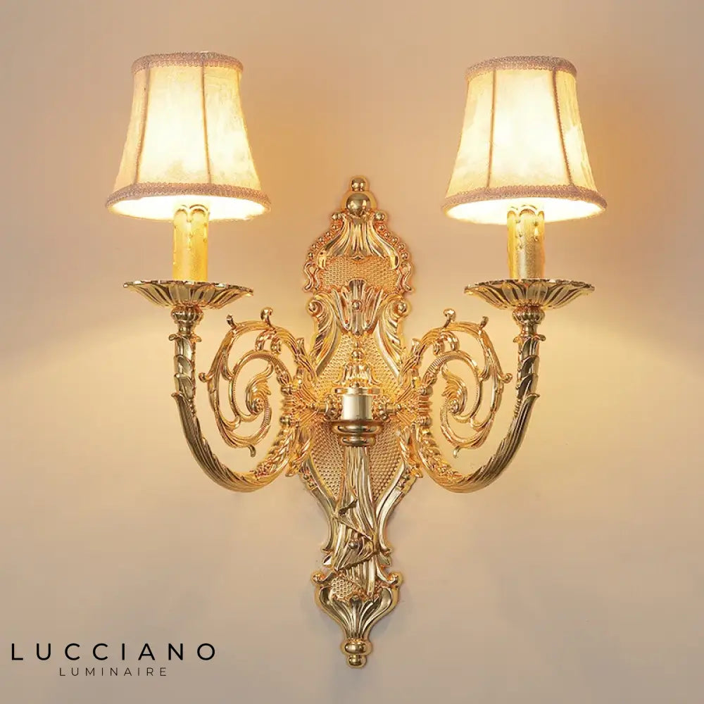 Applique Européenne Luminaire Design Contemporain Élégant B Double Tête / Blanc Froid