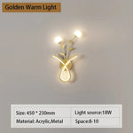 Applique Led Moderne Et Élégante. Argent / Blanc Chaud (2700-3500K) Murale Chambre