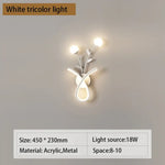 Applique Led Moderne Et Élégante. Violet / Blanc Chaud (2700-3500K) Murale Chambre