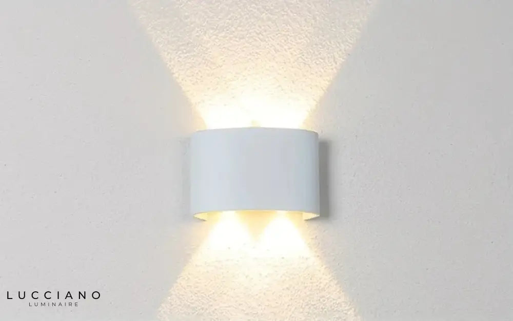 Applique Mural Extérieur Blanc Design