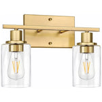 Applique Murale 2 Ampoules pour Salle de Bain Classe