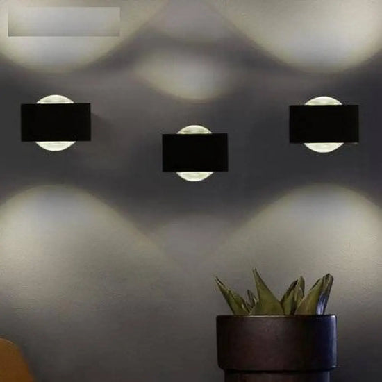 Applique Murale À Led Carré Gris Moderne Design Intérieur Chambre
