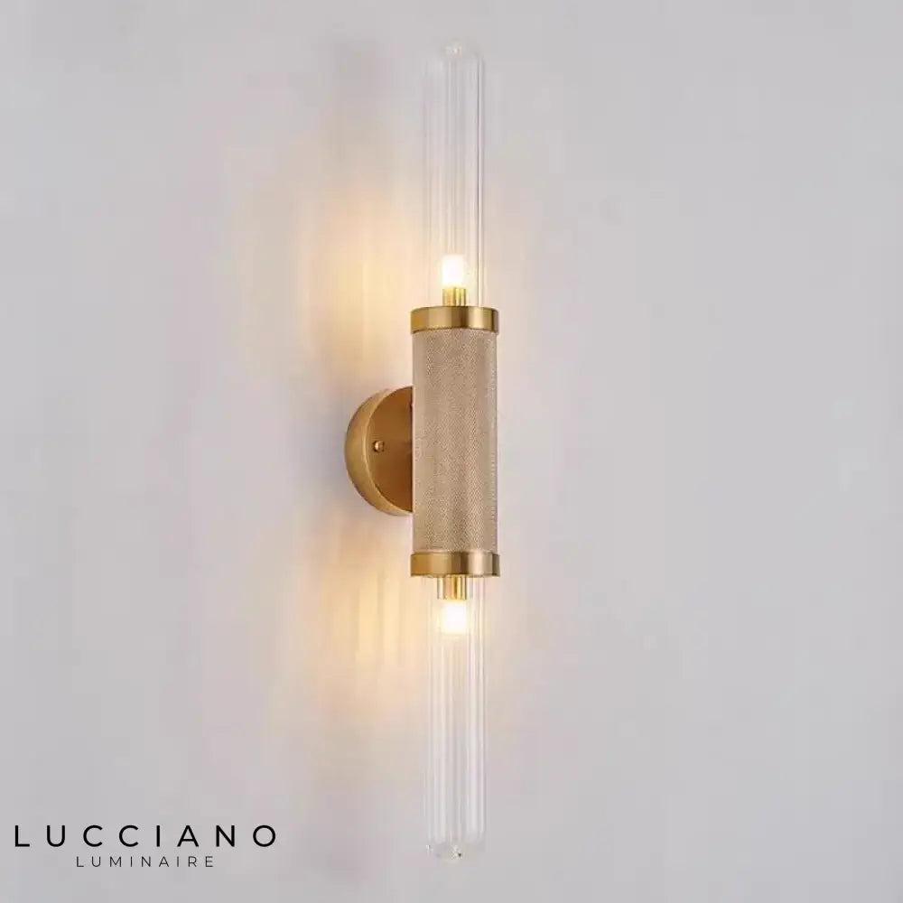 Applique Murale Art Déco: Luminaire Doré Chic. Chambre