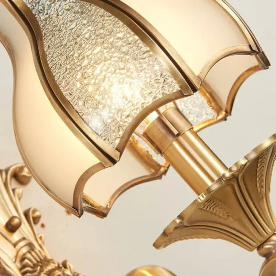 Applique Murale Cuivre Bronze Élégante Minimaliste Chambre