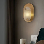 Applique Murale Cuivre Élégant Marbre Design Luxe Chambre