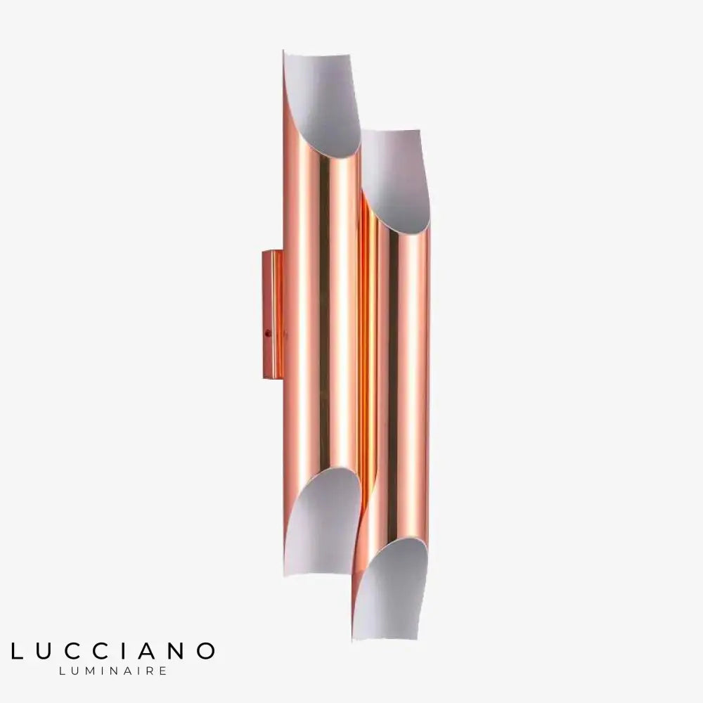 Applique Murale Design Élégant Moderne Métal Rose Chambre