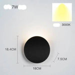 Applique Murale Design Élégante Métallique Lumineuse Courbe. Noir / Froide Chambre