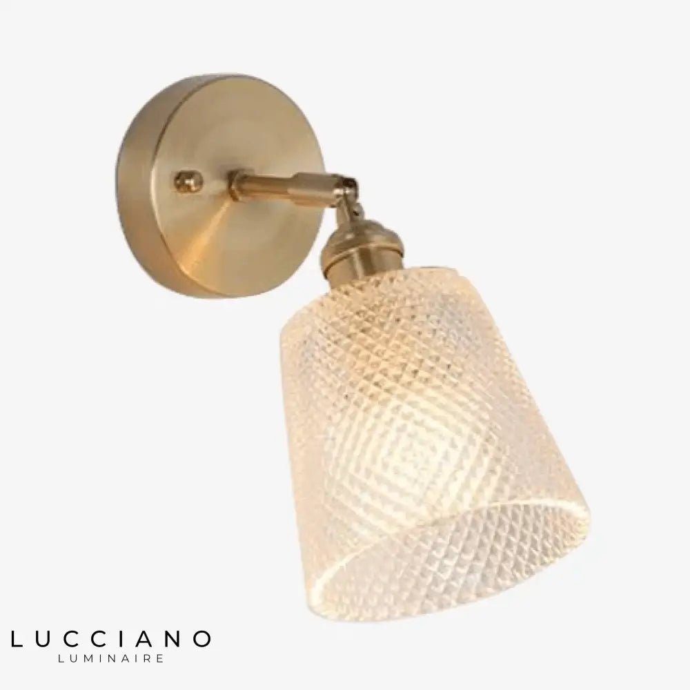 Applique Murale Dorée Élégante Design Contemporain Chambre