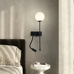 Applique Murale En Verre Élégant Design Minimaliste. Chambre