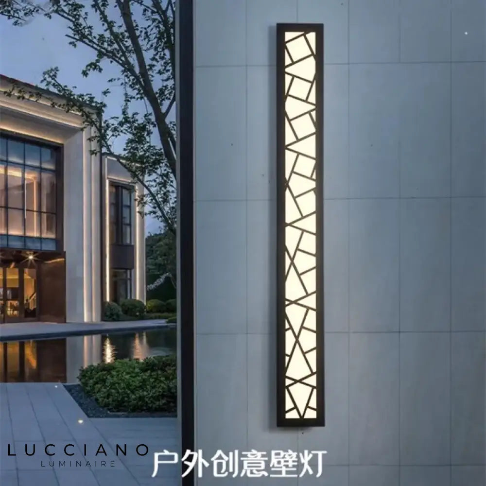 Applique Murale Extérieure Élégante Design Aluminium L120Xl14 32W / Blanc Chaud Applique Chambre