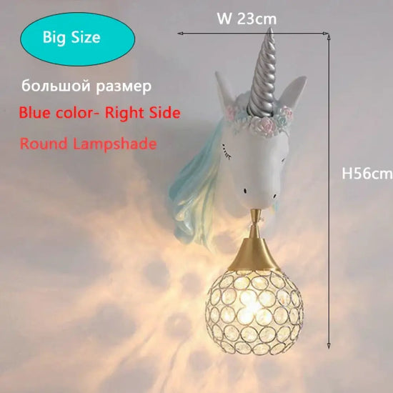 Applique Murale Féerique Décorative Enfantine Lumineuse. Bleu Grande Taille 2 / 3 Température De