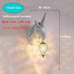 Applique Murale Féerique Décorative Enfantine Lumineuse. Bleu Petite Taille 1 / 3 Température De