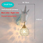 Applique Murale Féerique Décorative Enfantine Lumineuse. Bleu Petite Taille 2 / 3 Température De